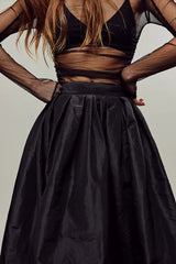 Free People Amelia Skirt in Black