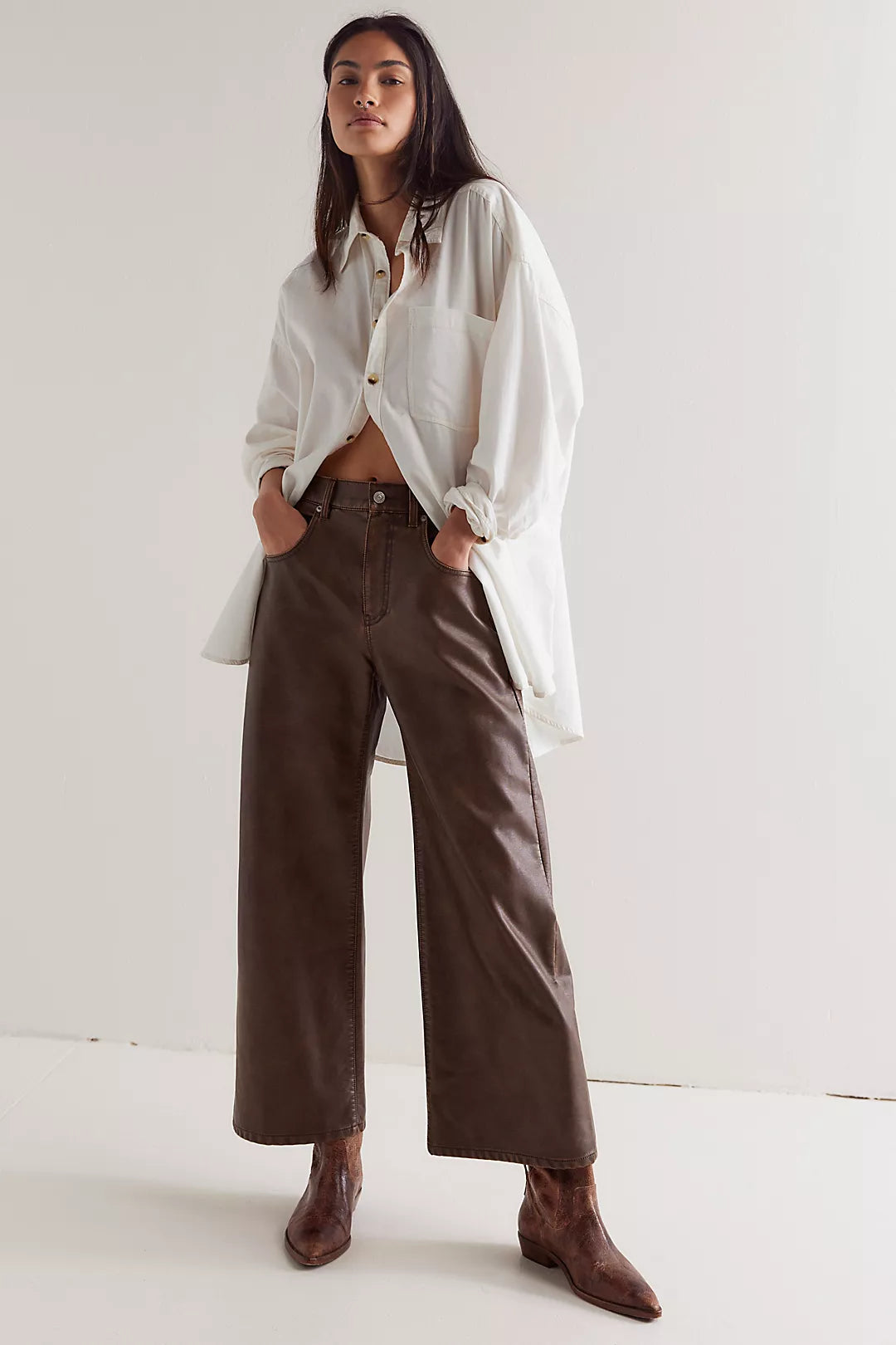 Free People Misha Vegan Pants