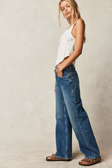 Free People Tinsley Baggy HighRise Jeans