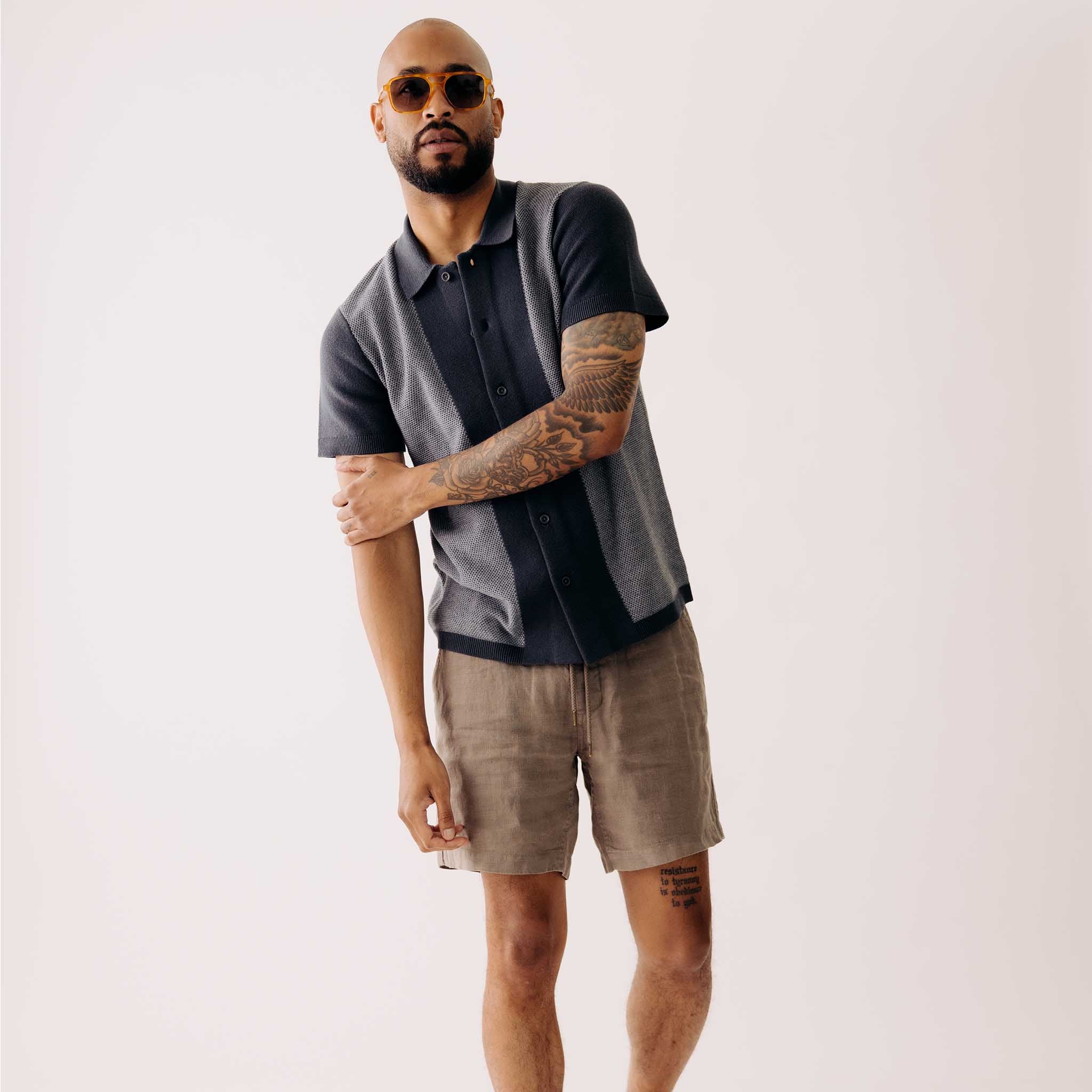 Taylor Stitch Apres Short in Canteen Hemp