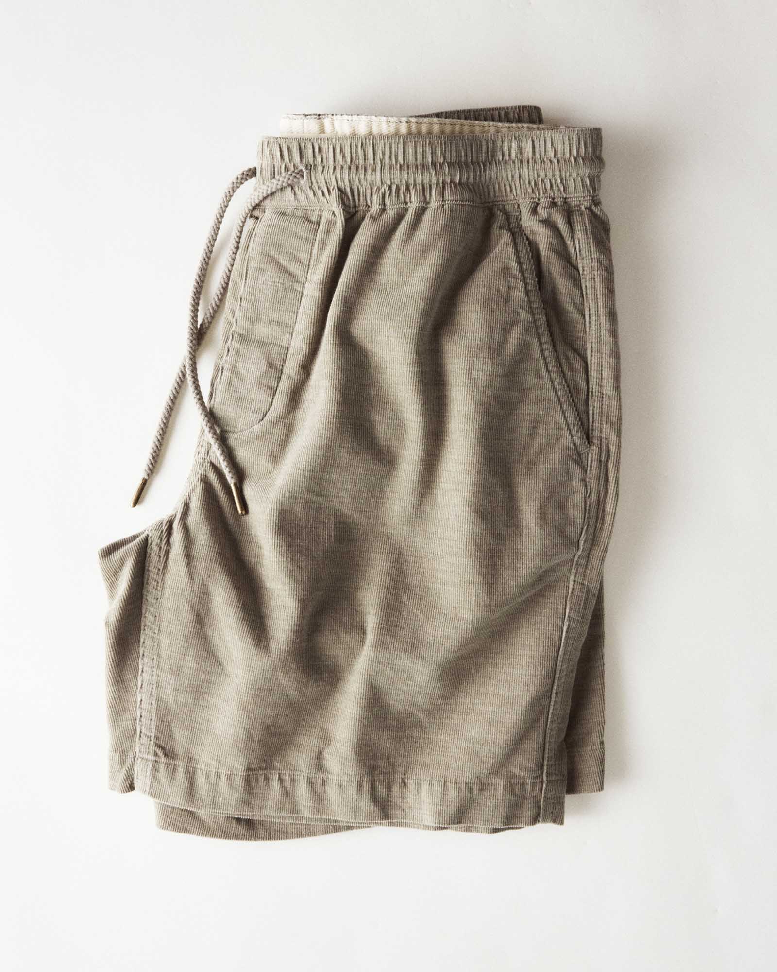 Taylor Stitch Apres Short in Moss Pinchord