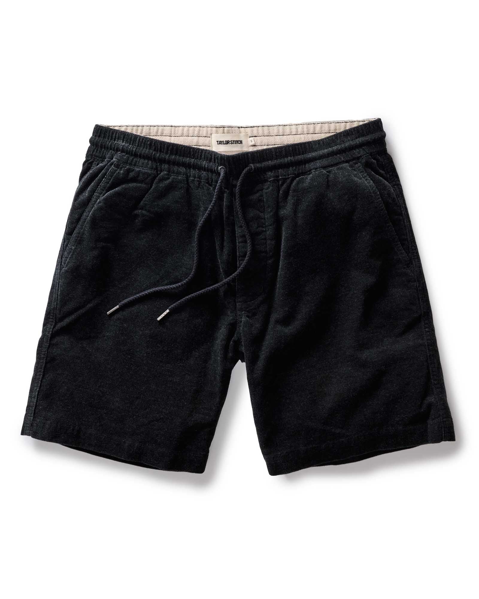 Taylor Stitch Apres Short in Heather Coal Pinchord