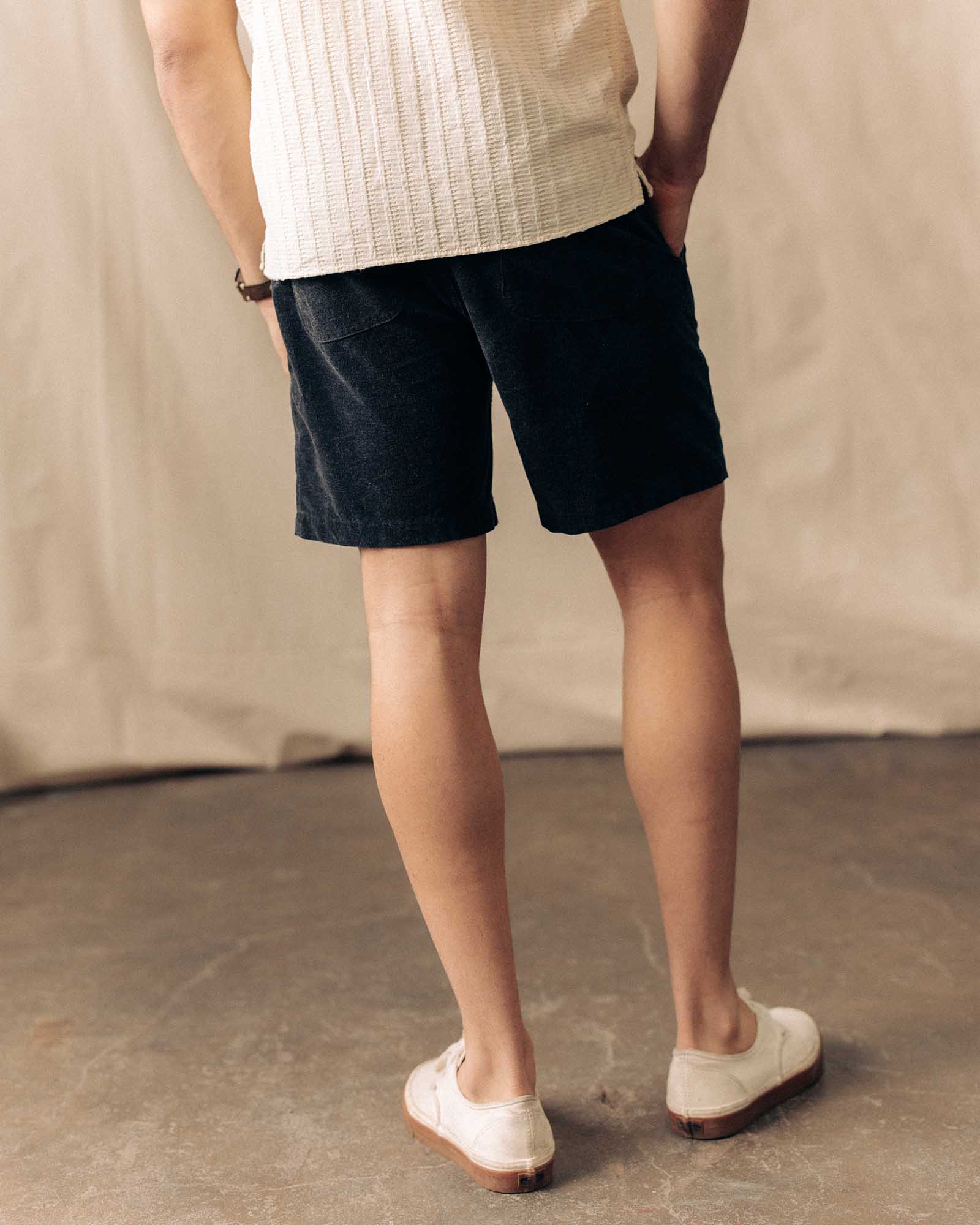 Taylor Stitch Apres Short in Heather Coal Pinchord