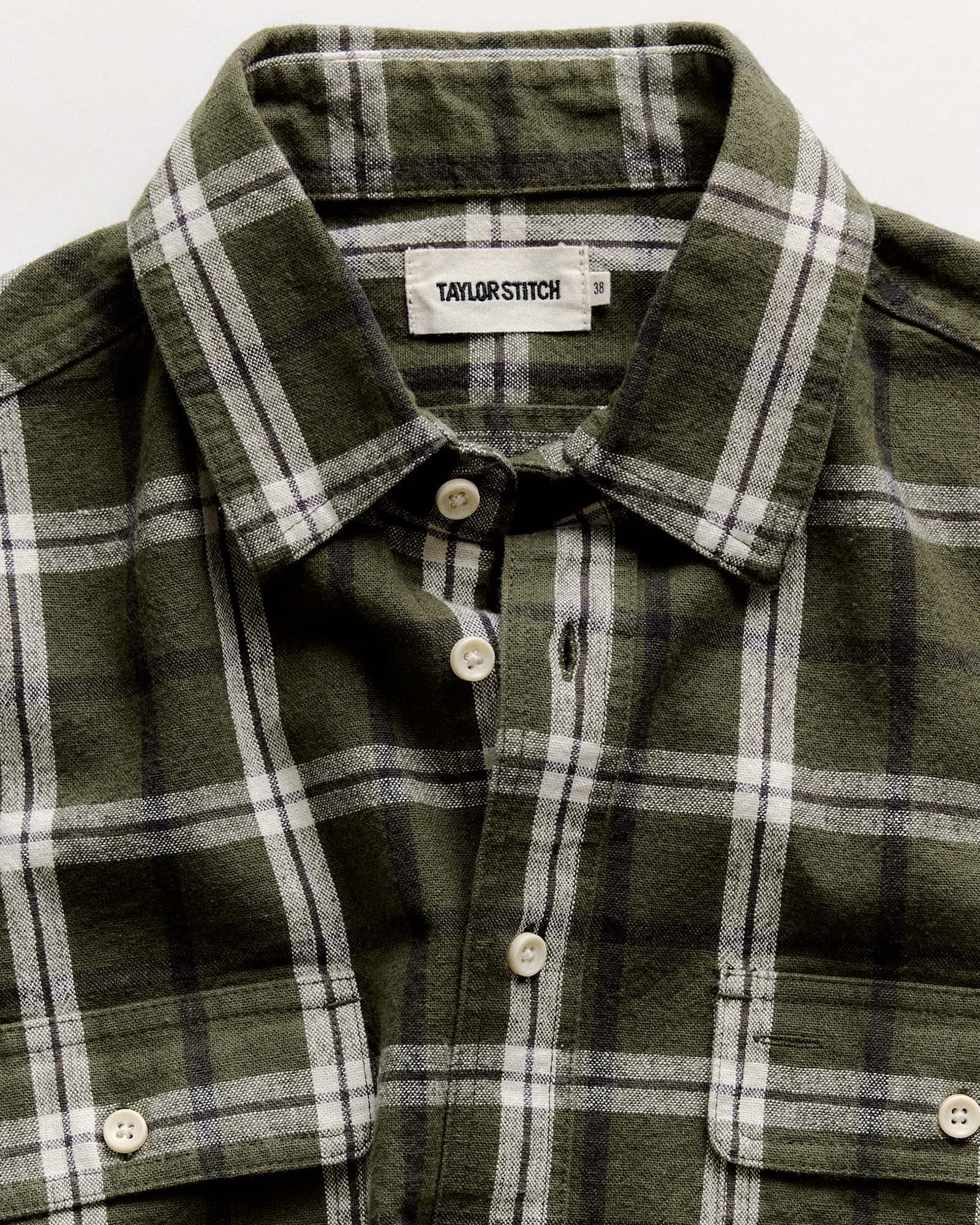 Taylor Stitch Craftsman Shirt in Canteen Plaid