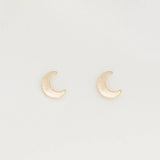 14kt GF Moon Studs