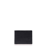 Leather Bifold Joshua's Wallet - Black Classic Leather