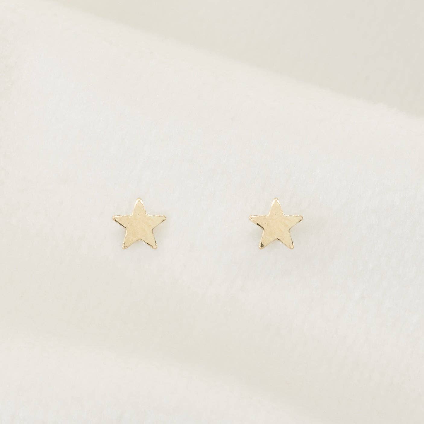 14kt GF Star Studs