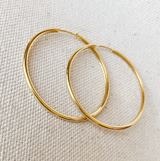 18k Endless Continuous Hoops