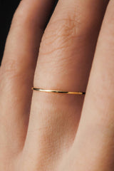 Thin Gold Stacking Ring