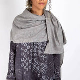 Gigi Cashmere Wrap/Scarf Grey