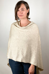 Cashmere Poncho Oatmeal