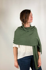 Cashmere Scarf/Wrap Seaweed