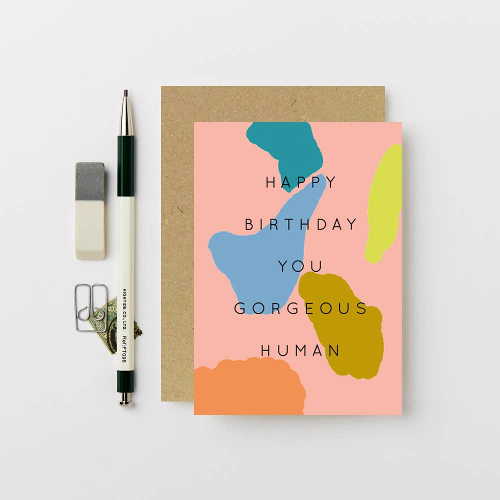 Gorgeous Human Greeting Card